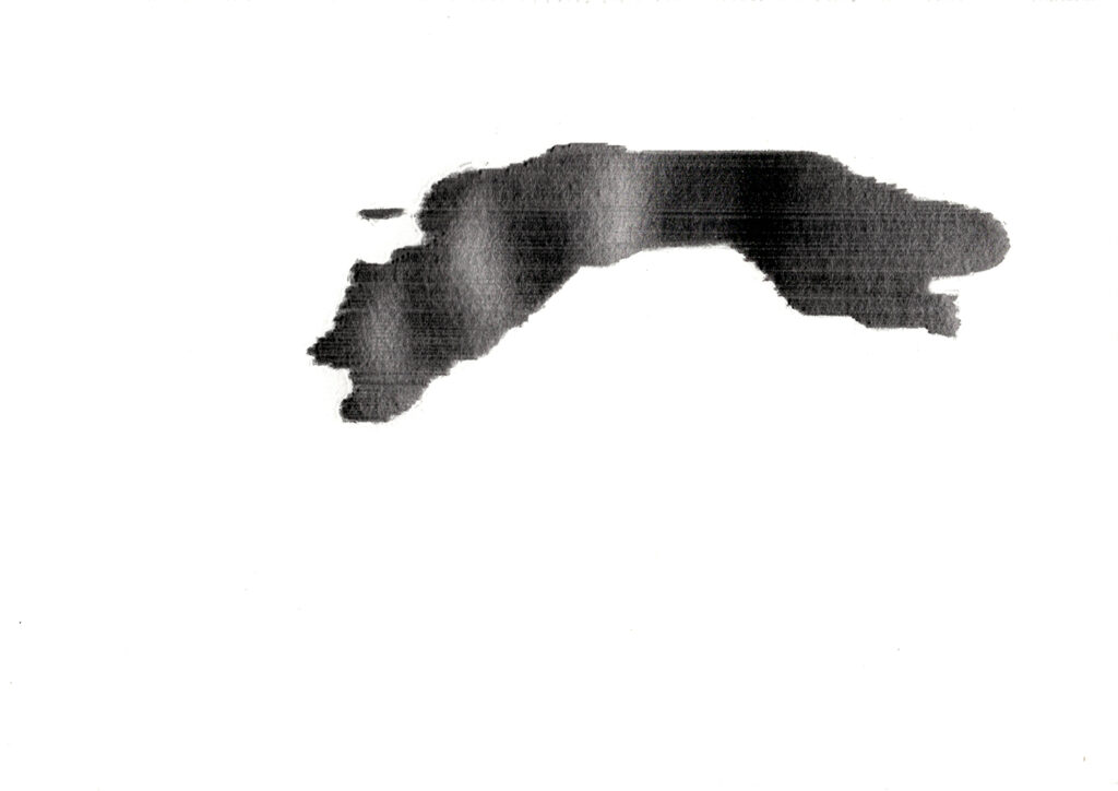 Loch 1 - graphite on paper